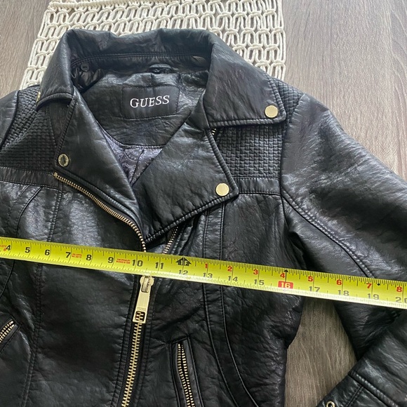 Guess vegan Leather biker jacket - Picture 4 of 7